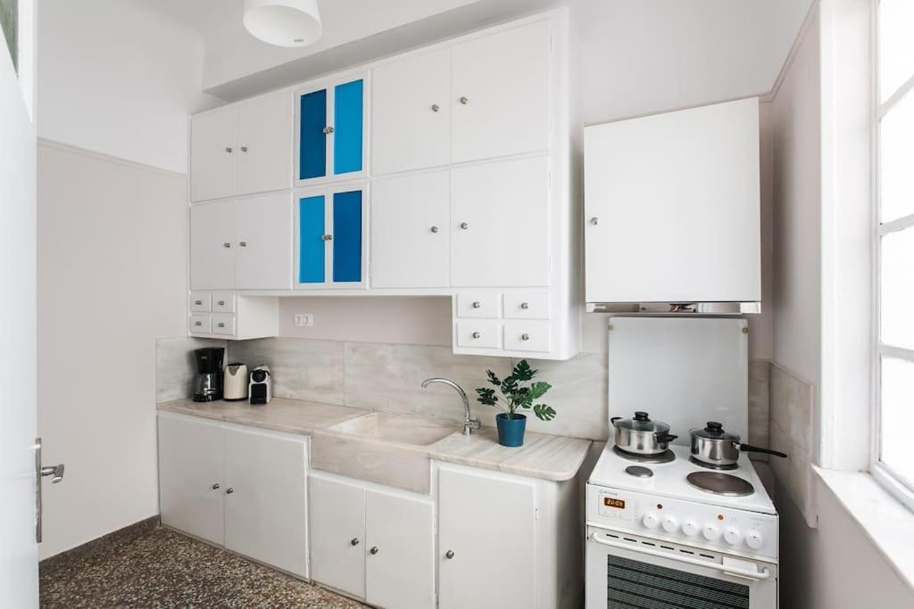 Splendid Full 5Bdr/3Bath/2Kitchens Mansion In Ath Lägenhet Aten Exteriör bild